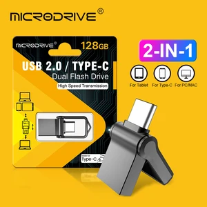 Мини 16 ГБ 32 ГБ 64 Гб 128 ГБ Type C ультра двойная мини Флешка памяти U диск флэш-накопитель Бесплатная доставка