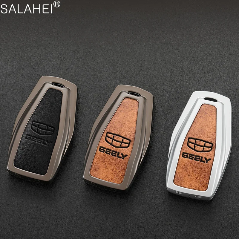 

Car Key Case Cover Holder Shell Protection For Geely Coolray 2019-2020 Atlas Boyue NL3 Emgrand X7 EX7 SUV GT GC9 Borui Accessory