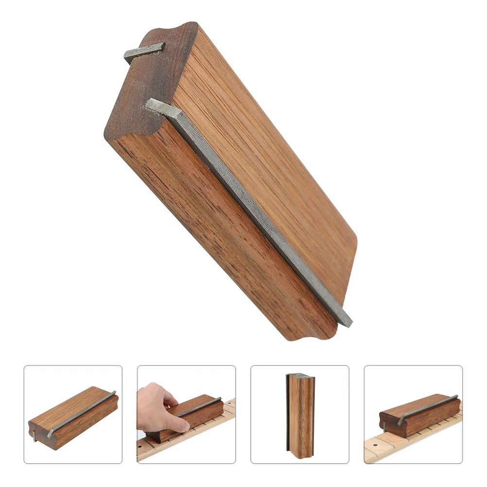 

1 PC 35/90 Degree Durable Wooden Hand Tool Cutting Edge Tool Chamfering File for Bass Ukulele Guitar