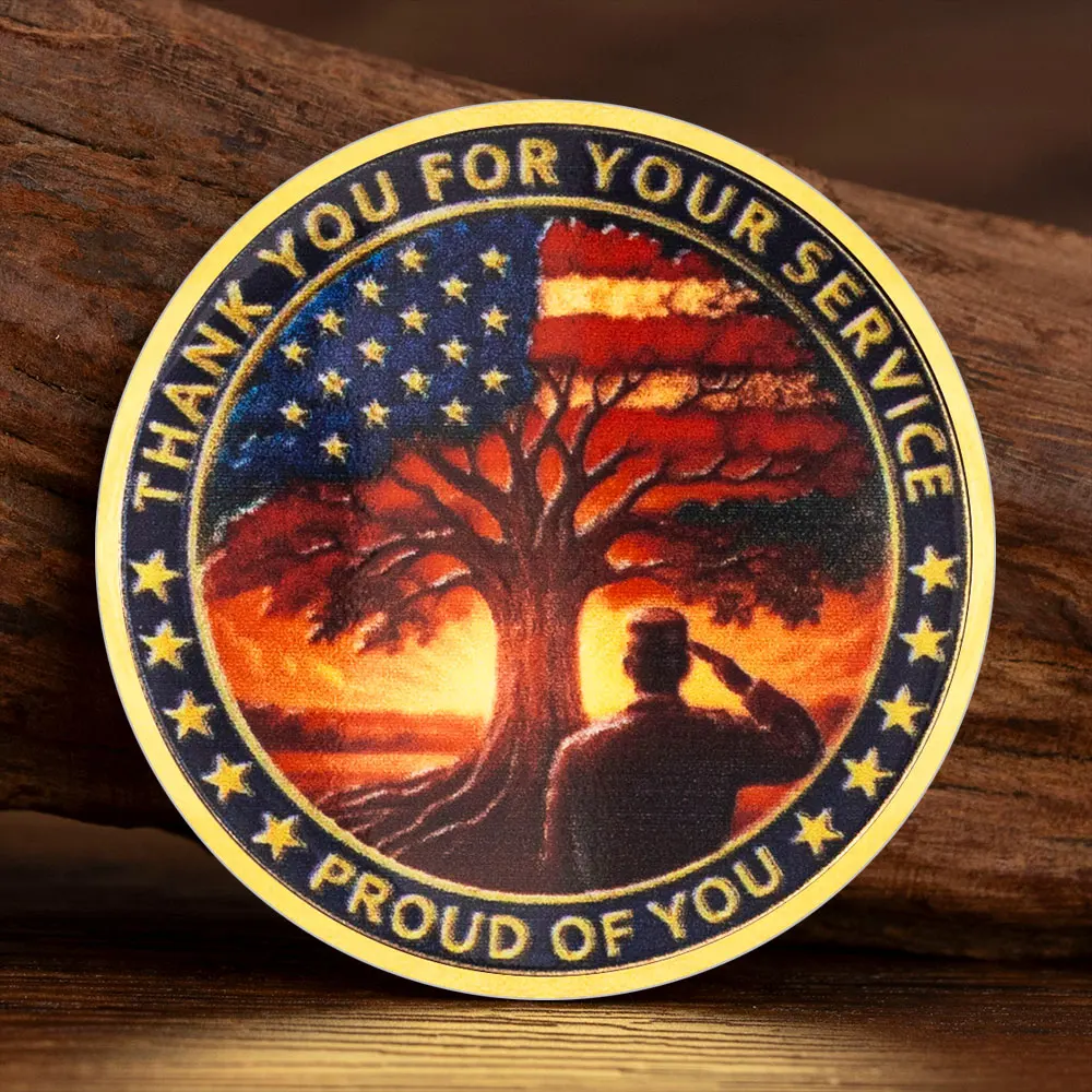 

Позолоченная мемориальная монета "Спасибо за ваше обслуживание"