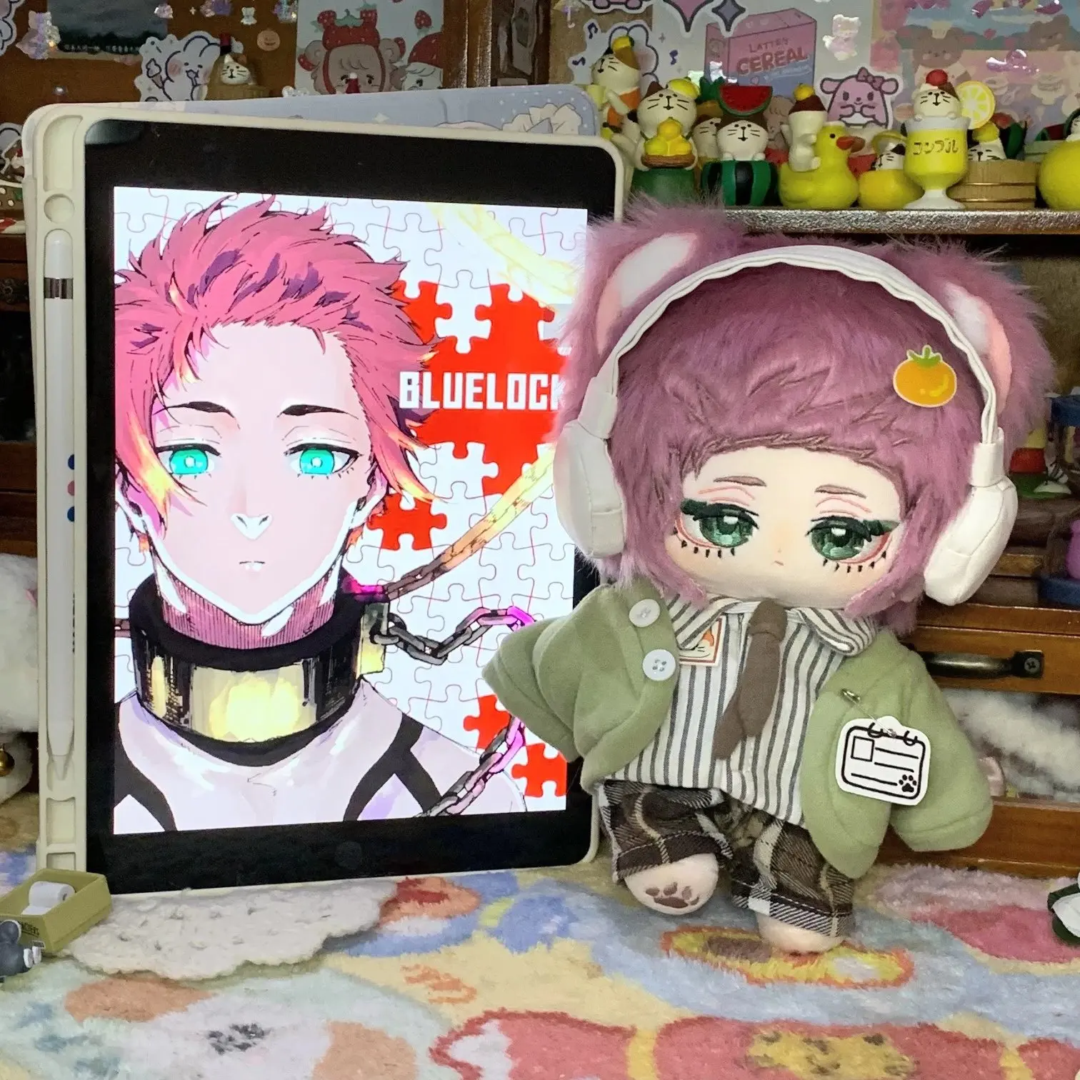 Предварительная продажа синий замок Mi Shi Ya хлопковая мягкая кукла игрушка для