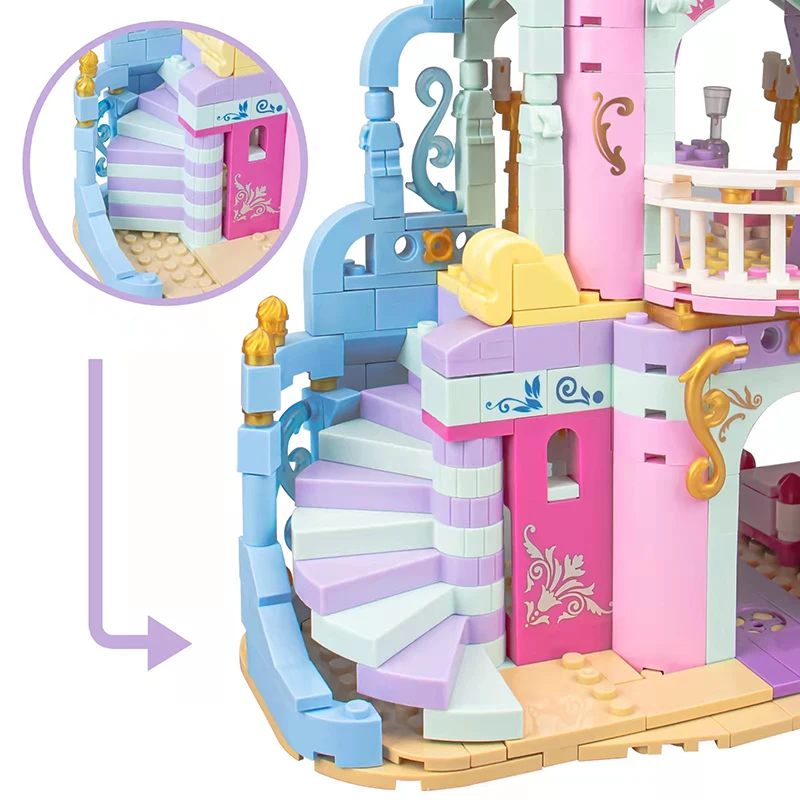 Городской Классический красный старинный трактор технический конструктор
