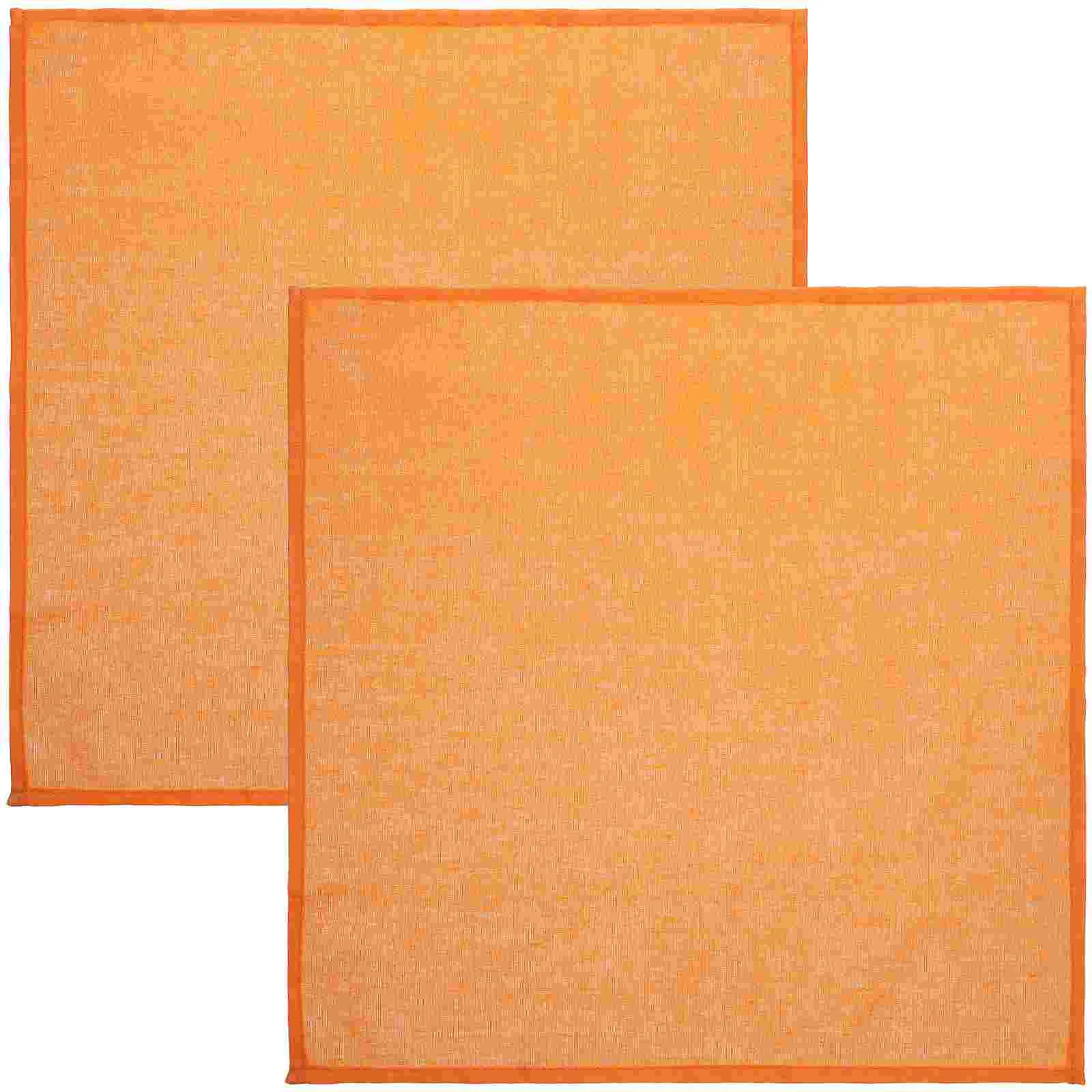 

2 Pcs Japanese Decor Cup Mat Pad Dining Room Table Decor Decorative Place Mat Photo Coasters Party Place Mat Bowl Mat Napkin