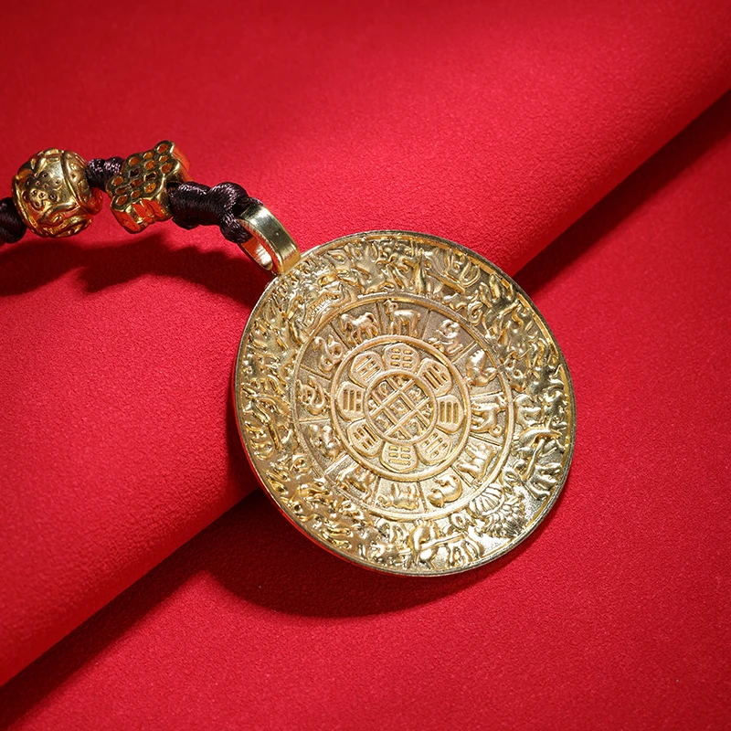 3 7 см изысканный сплав меди в стиле ретро с шестью словами мантра Молитвенное