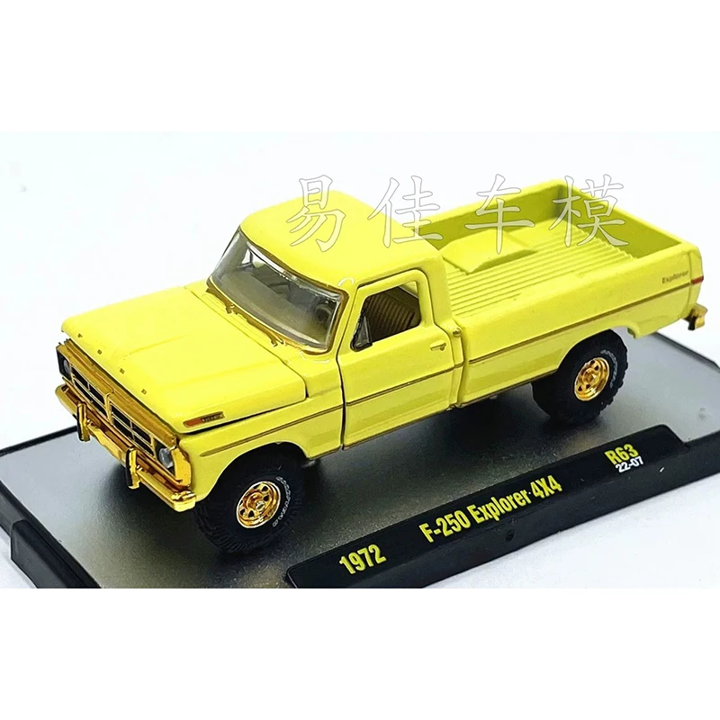 Фото Модель автомобиля Ford F-250 Explorer 1972 года, масштаб 1:64, из сплава, статическая, коллекционная, декоративная, праздничная игрушка, сувенир, подарок №4