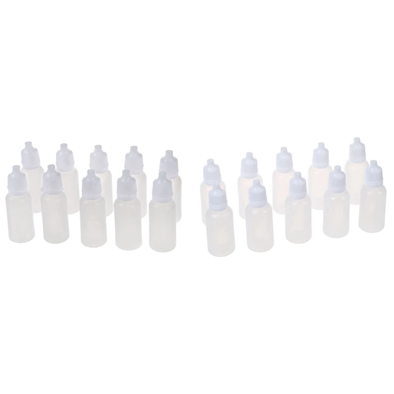 

Пластиковые бутылки-капли, 10 шт., 20 мл и 10 шт., пластиковые бутылки-капли, 15 мл