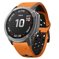 quickfit 26 22mm smart watch band for garmin fenix 7x 7 6 6x pro 5 5x plus epix easyfit silicone smart watch bracelet wristband