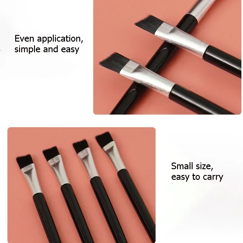 Кисть для бровей с косым коническим лезвием макияжа портативная кисти длинным