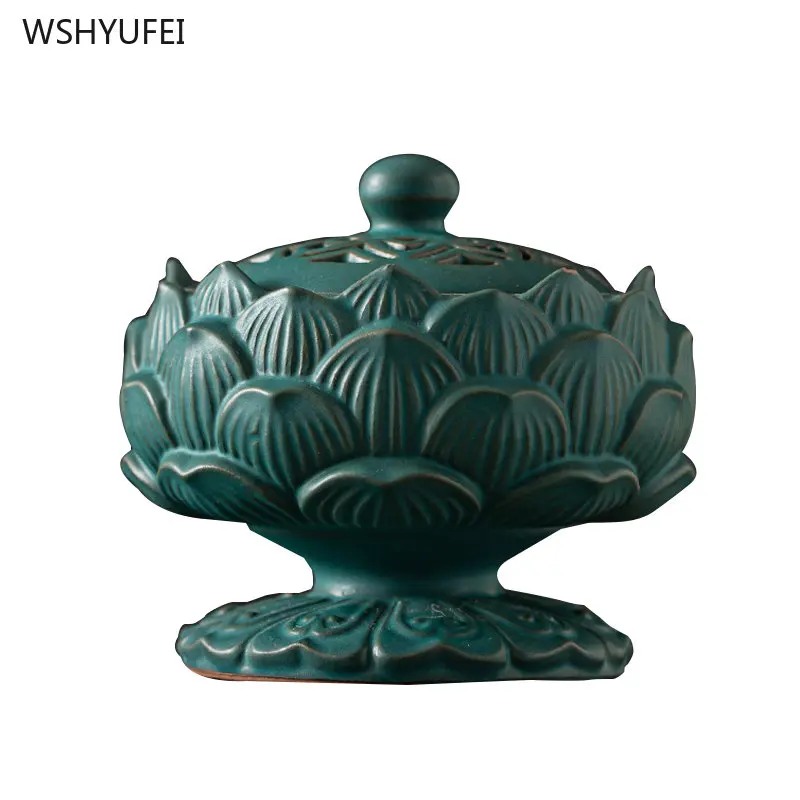 

Маленькая керамическая горелка для благовоний, 10, 5 х9, 5 см