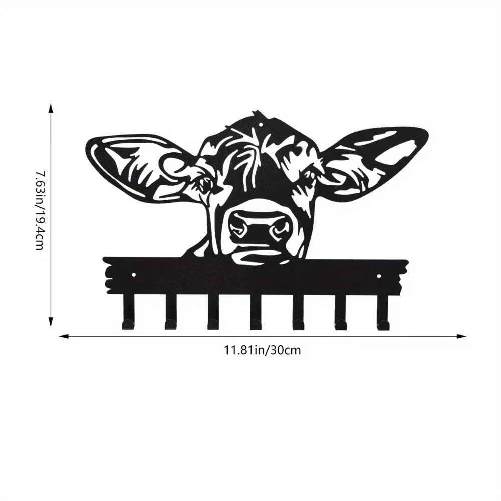 Декоративный крючок-вешалка для одежды шляпы полотенец ключей 7 крючков