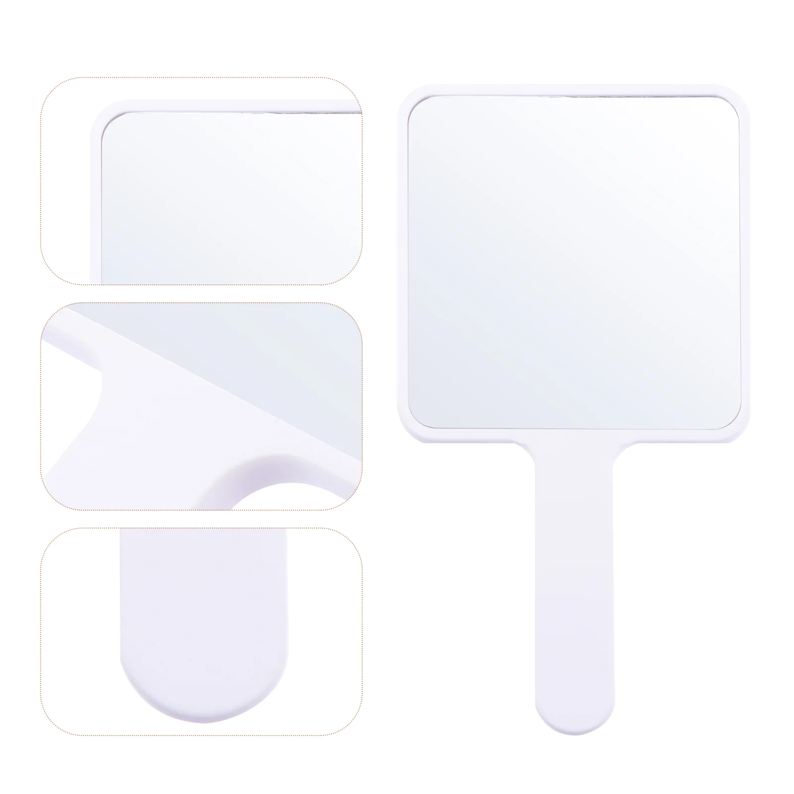 

Barber Handheld Mirror Heart Shaped Mirror Salon Mirror Round Mirror Handheld Vanity Mirror Hand Mirror Shower Mirror
