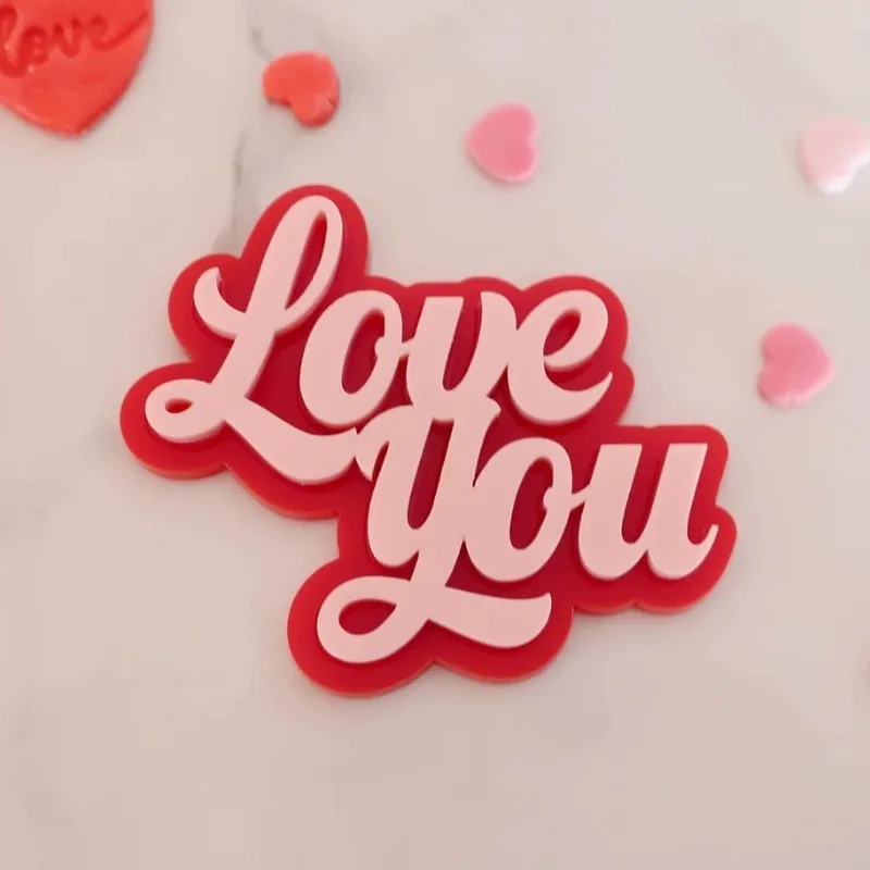 

LOVE 520 деревянный топпер для торта