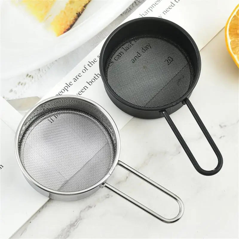 

1~10PCS Household Flour Sieve Hand-held Baking Tools Kitchen 430 Stainless Steel Small Sugar Mesh Sieve Comfortable Small