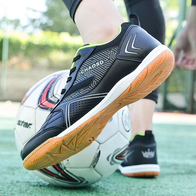 SENAGE Men's 2023 Professional Football Boots Non-slip Indoor TF Soccer Shoes Women's Ankle Cleats Training Futsal Sneakers