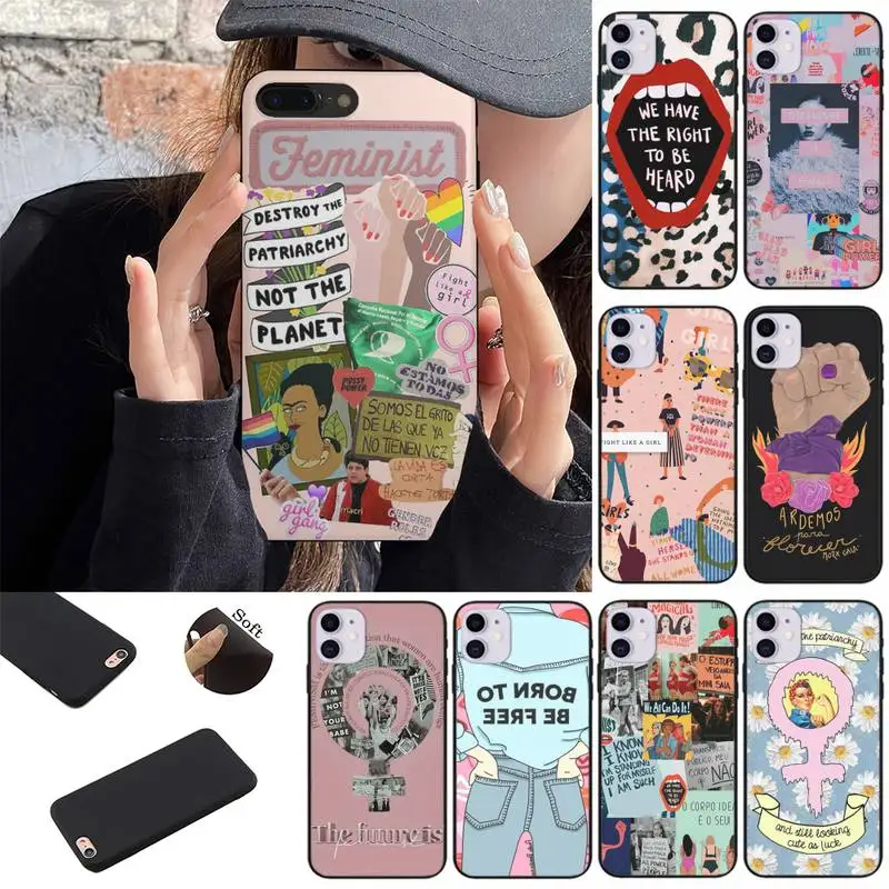 

TOPLBPCS Feminist Feminism Phone Case fundas shell cover for Samsung S10 S20 Fe lite S21 S30 ULTRA Plus 5G