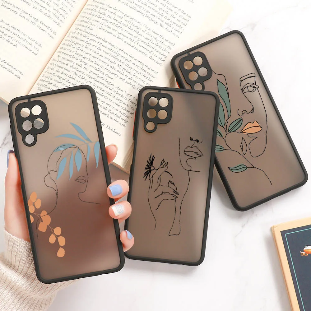 

S21 Plus Case For Samsung A51 Case Hard PC Coque Galaxy A52S 5G A71 A13 A03S A12 A21S A50 A32 A42 A70 A72 S22 Ultra S20 FE Cover