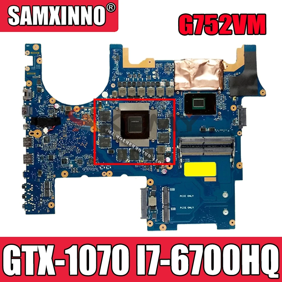 

Материнская плата G752VM для Asus G752VS, G752VM, G752VM, G752VMK, G752VSK, протестированная материнская плата для ноутбука, 100% нормально