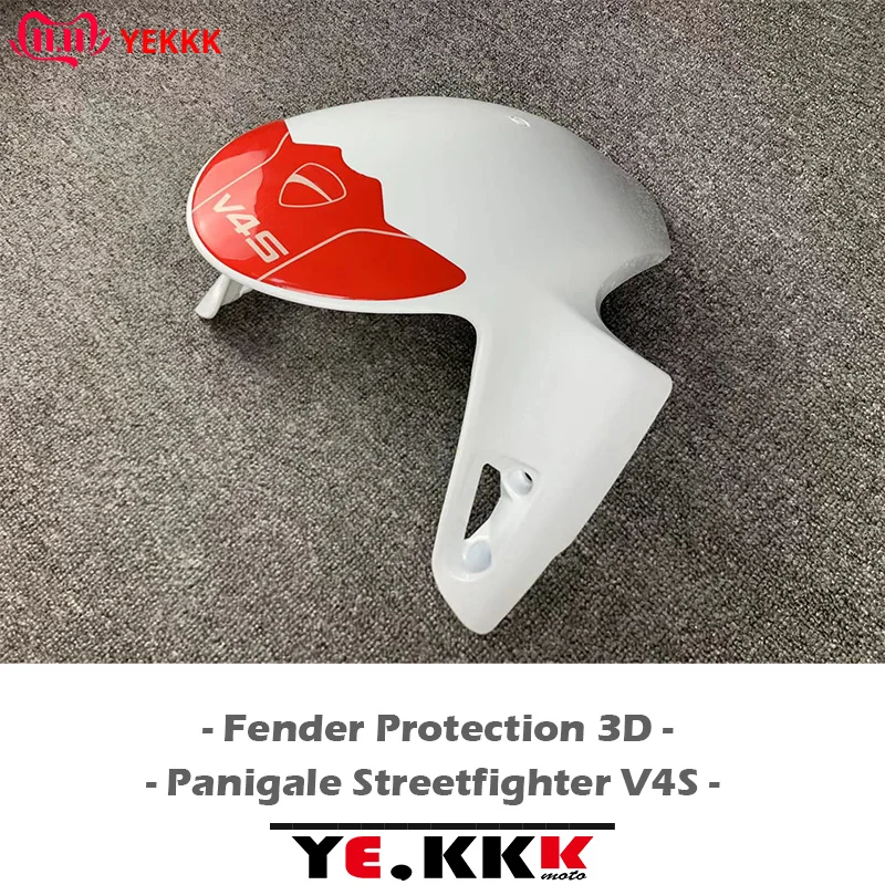 

For Ducati Streetfighter V4 V4S Panigale V4 V4S Italian Fender Protection 3D Stereo Italy Sticker Decal DUCATI Logo