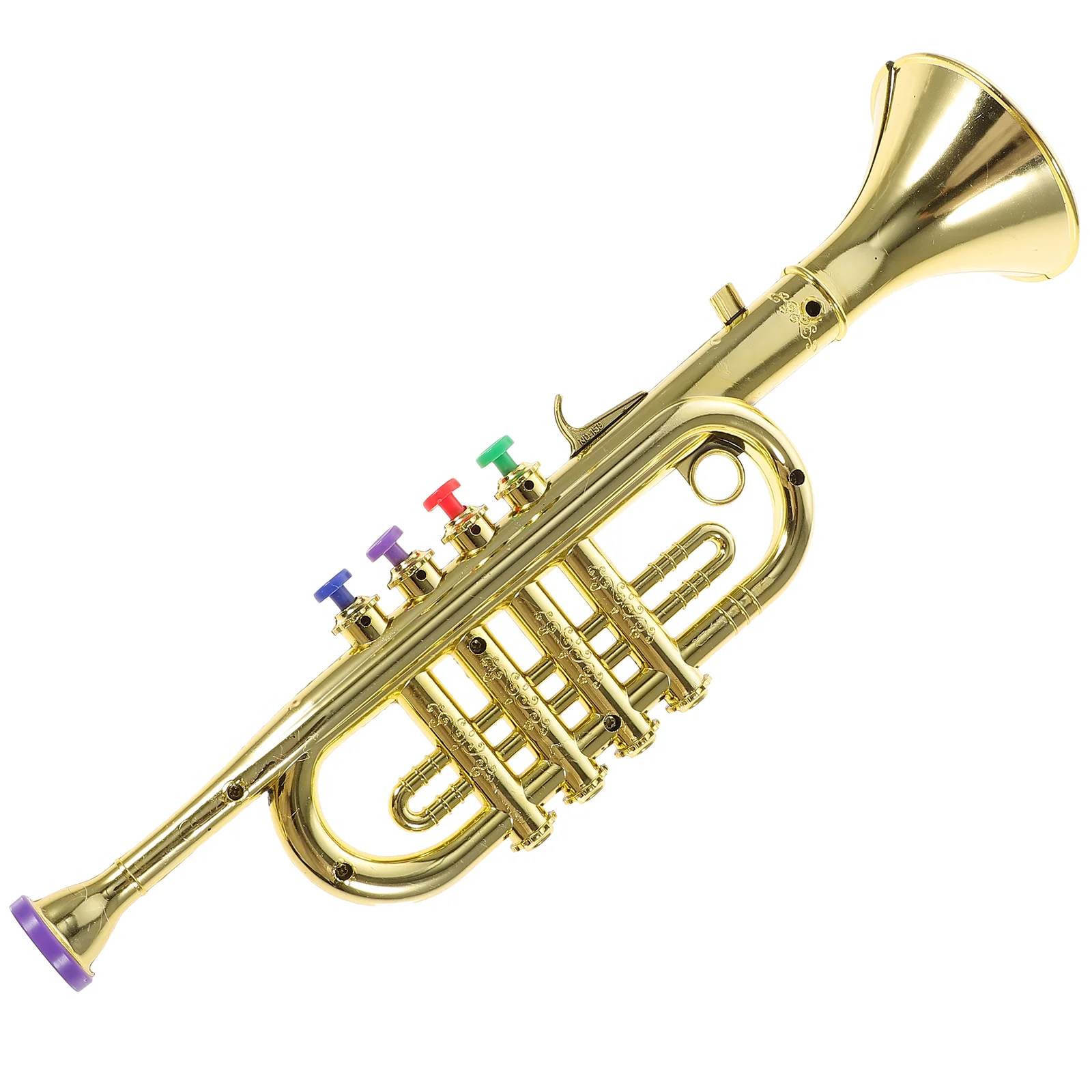 Clarinet Instrument Trumpet Toy Birthday Party Favor Children Musical Instrument Toy Birthday Gift Colored Key Trumpet enlarge