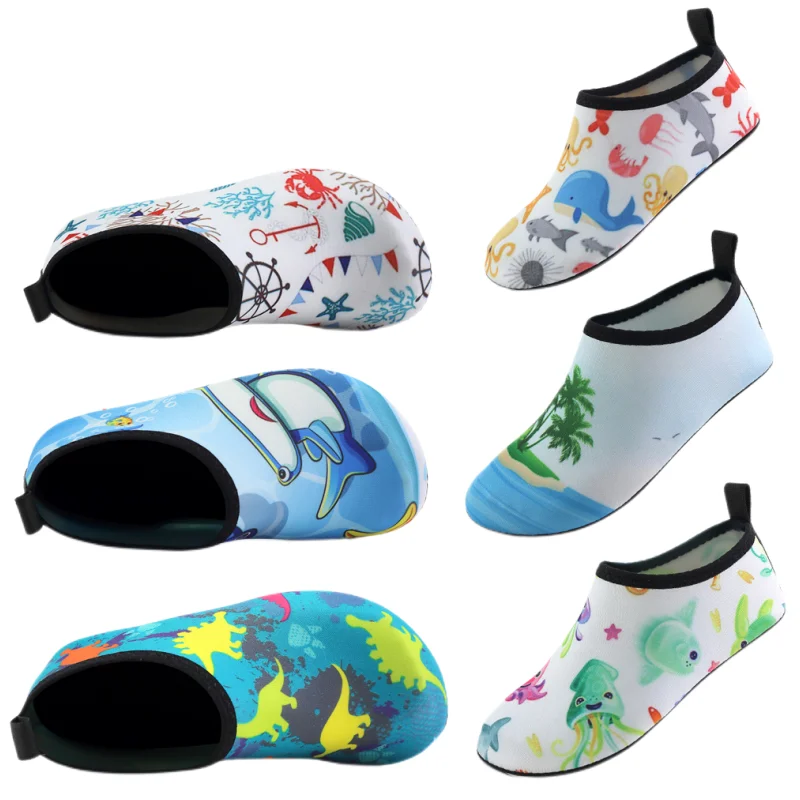 

New Kids' Indoor Learning Walk Shoes & Outdoor Parent-Child Beach Barefoot Quick-Dry Water Shoes Swimming Shoes 20-35#