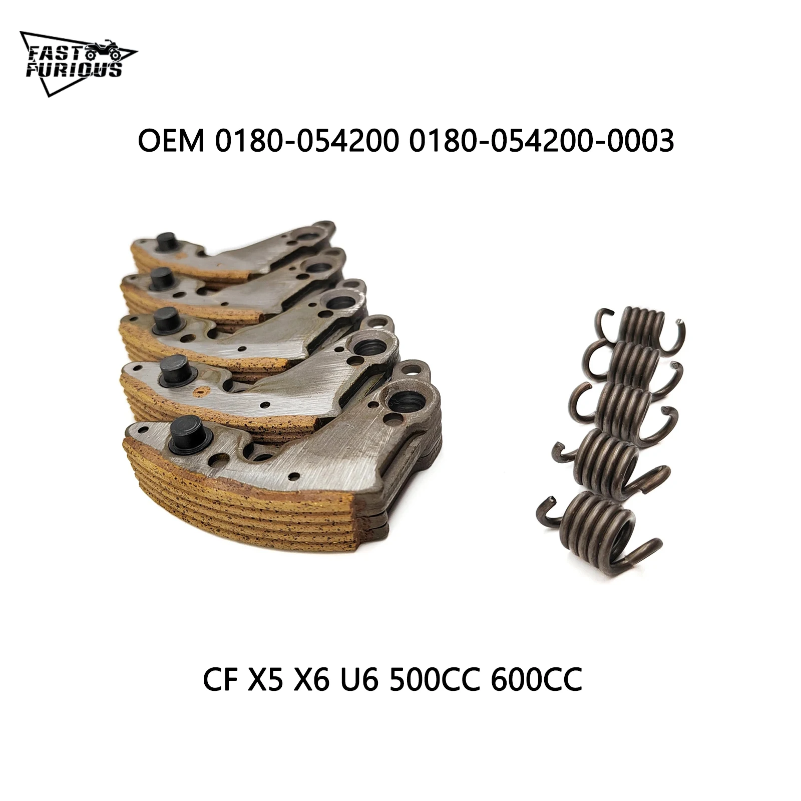 

Оригинальный квадроцикл CFMOTO 500 188 UTV 0180- 054200 -0003 Колодки сцепления с пружинной собачкой в сборе для двигателя Go Kart Quad Bike 0180- 054200