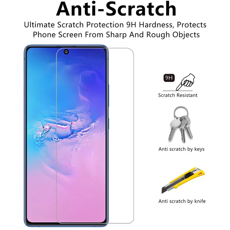 Чехол из закаленного стекла для телефона samsung galaxy s10 lite задняя крышка на s10lite 2020 g770f