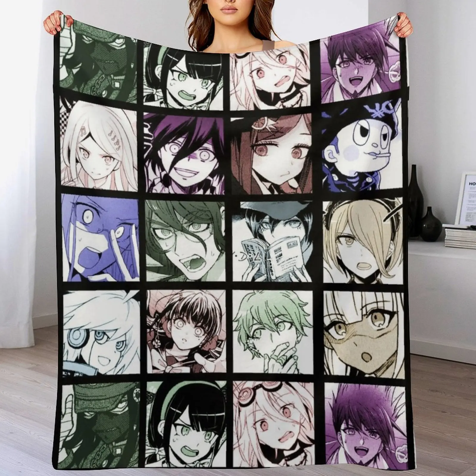 Коллекция DRV3 Manga (цветное) Плед Мягкие большие мягкие плед-одеяла