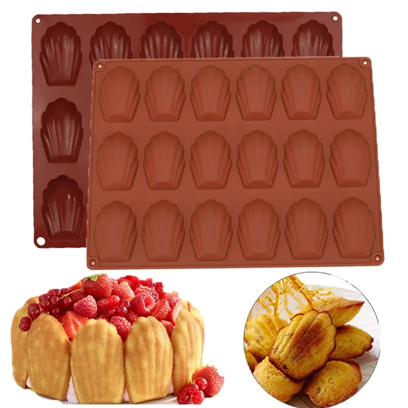 Силиконовая форма для печенья Madeleine с антипригарным покрытием формы выпечки