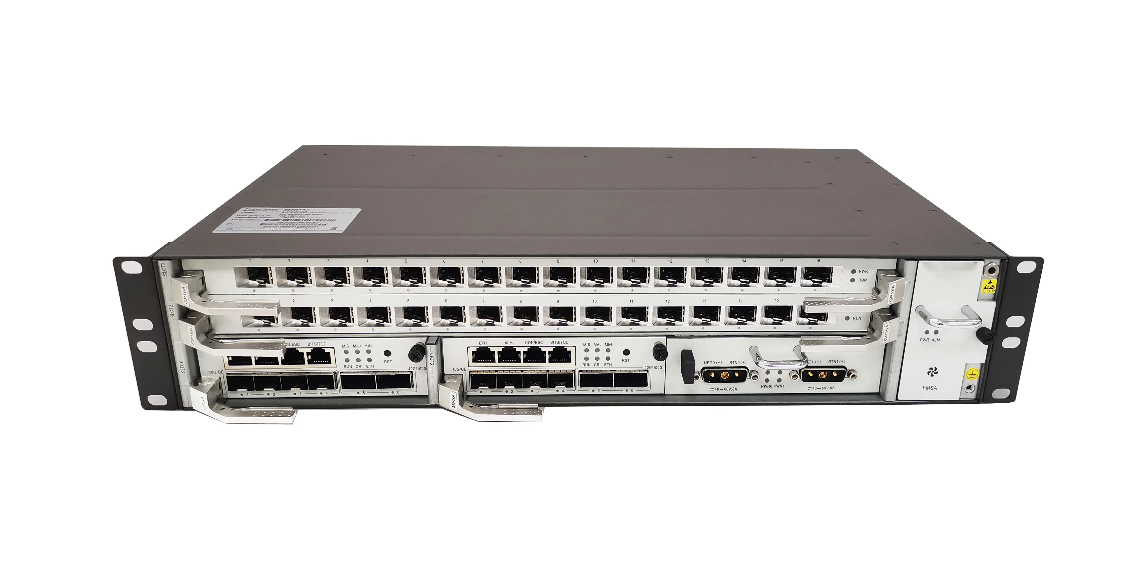 Фото Шасси HA7316XGS-N типа XGSPON/GPON OLT поддерживает смешанную установку модулей GPON/XG-PON/XGS PON. №4