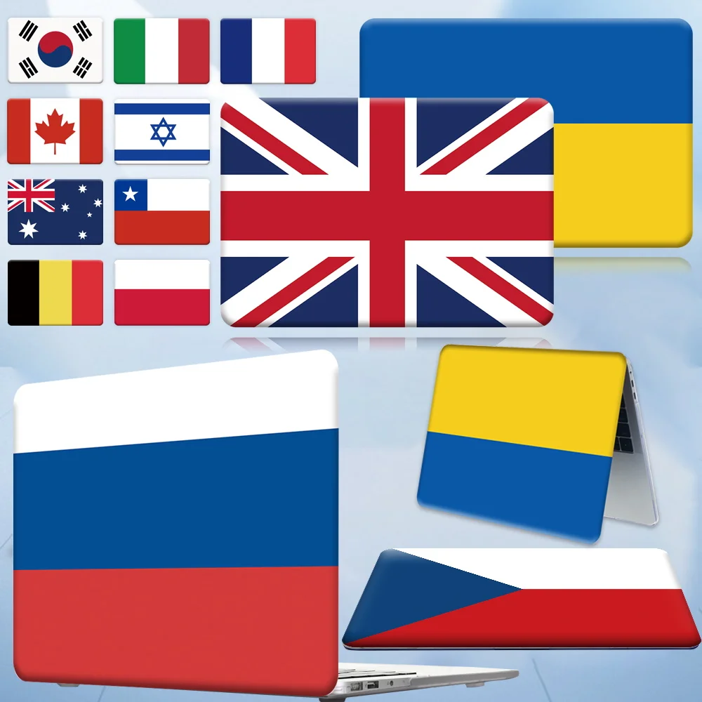 

Laptop Case for Apple MacBook Pro 16 M1/Pro 14 M1 /Pro 13 M1/MacBook Pro 13/14/15/16 /Macbook 12 Inch Flag Pattern Shell Cover