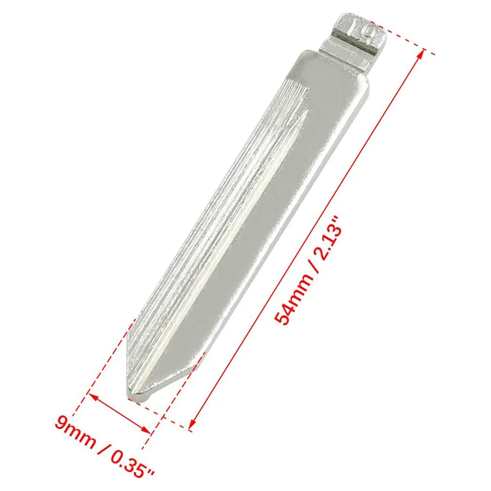 10 шт. пустой ключ KD Uncut Flip 19 FO38 универсальный Remote Blade для Lincoln Mercury Edge F150 Kuga Mustang США