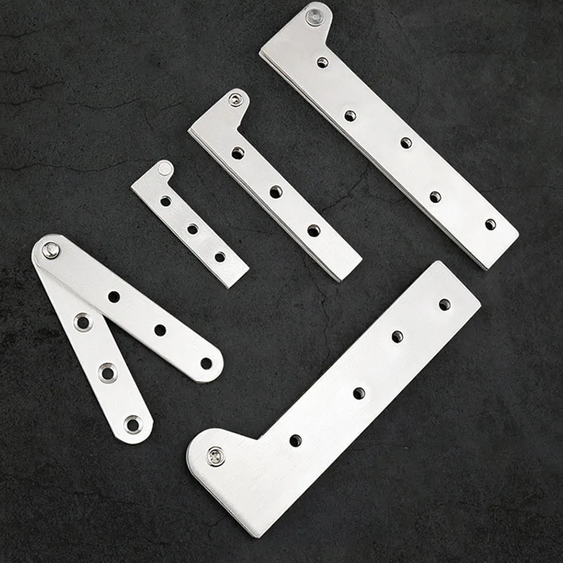 

Pivot Hinge 201 Stainless Steel 360 Degree Rotating Door Hinges Hardware Tools for Home Door Tool Box Cabinet