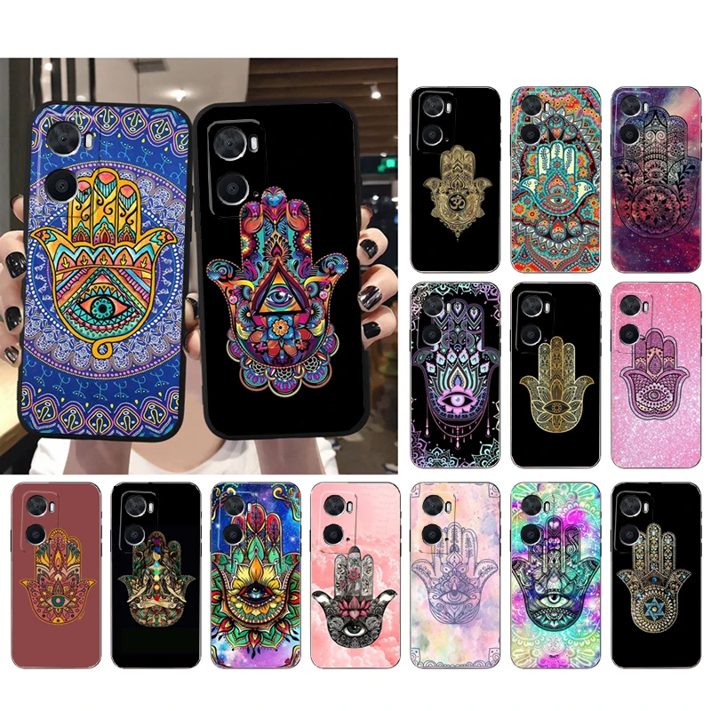 

Hamsa Hand Phone Case for OPPO A96 A91 A54 A74 A94 A53S A15 A16 A17 Reno 2 2Z Reno 6 7 8 Case