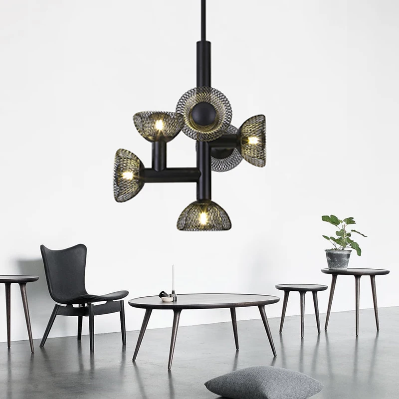 

Modern Chandelier Light For Bedroom Creative Nordic Living Room/Dinning Room Chandelier Home Decor Black/White Hanging Lights