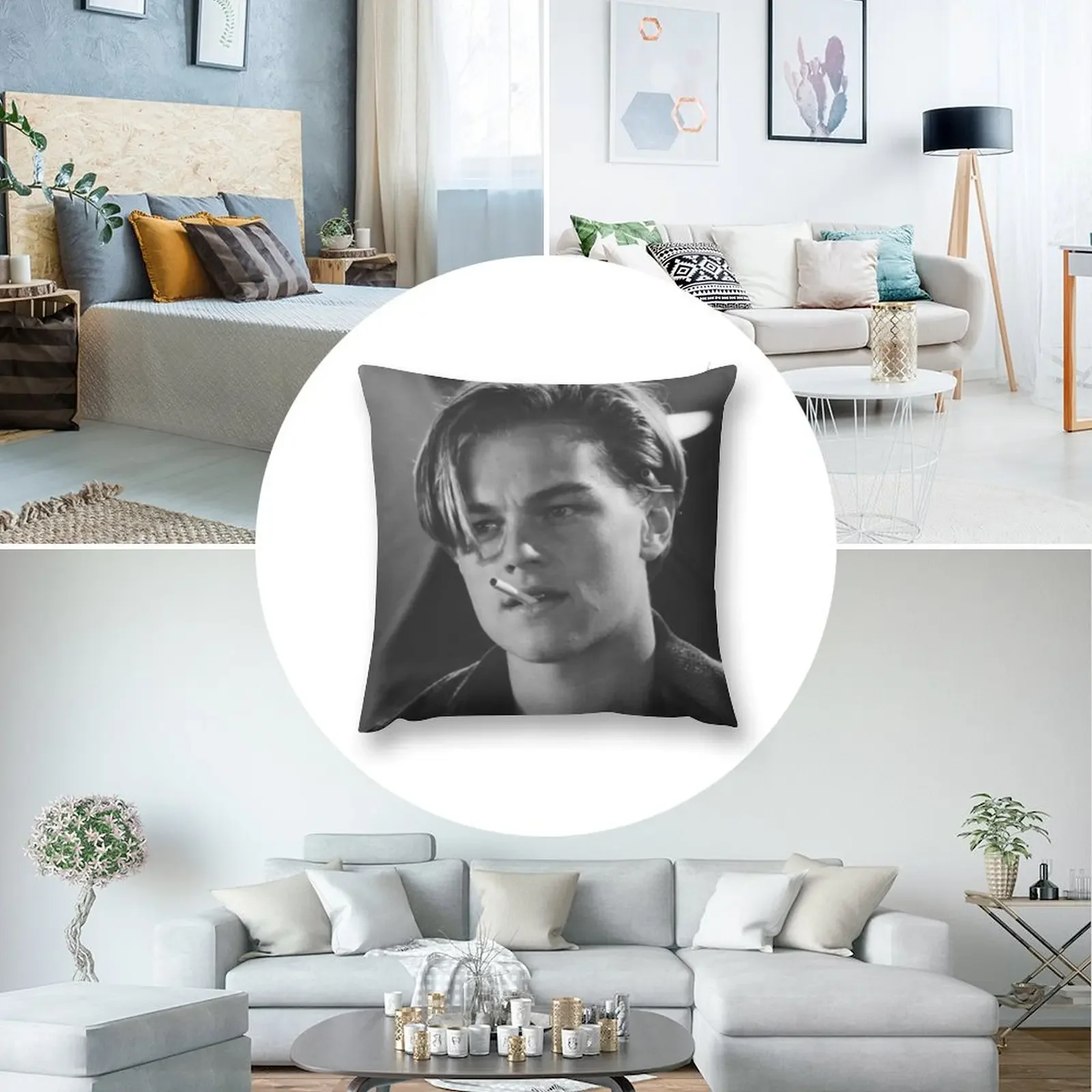 Леонардо Ди Каприо для курения наволочка рождественский эластичный чехол