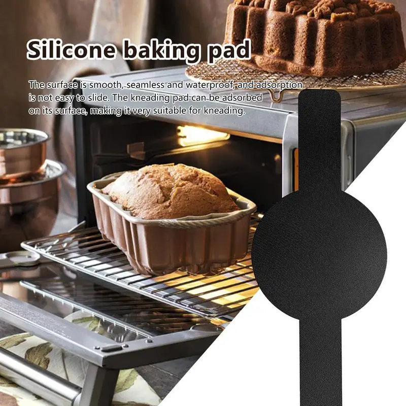 

Sling Baking Mats With Long Handle Reusable Silicone Bread Kneading Pad Non-stick Dough Pastry Transfer Sheet Kitchen Tools