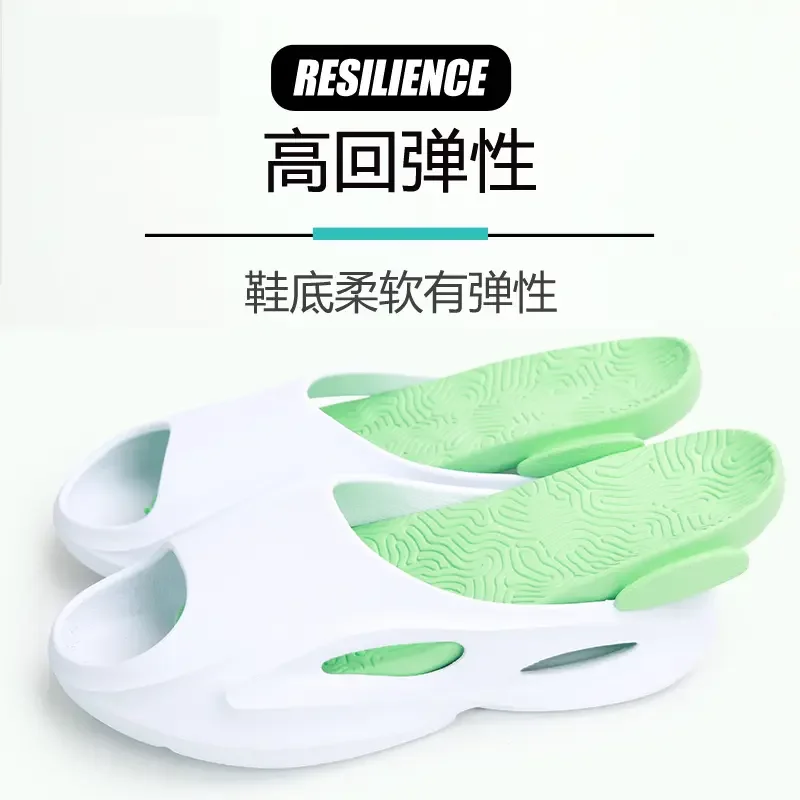 2022 Summer Slippers for Men Fashion Sandals Outdoor Beach Flip Flops Solid Color Casual Home Slipper Shoes Eva Non-slip Shoes