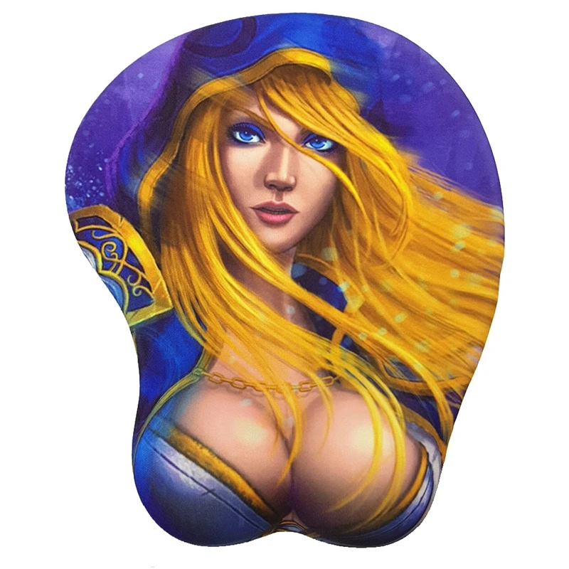 

3D Gaming Mouse Pad With Soft Gel Wrist Rest
