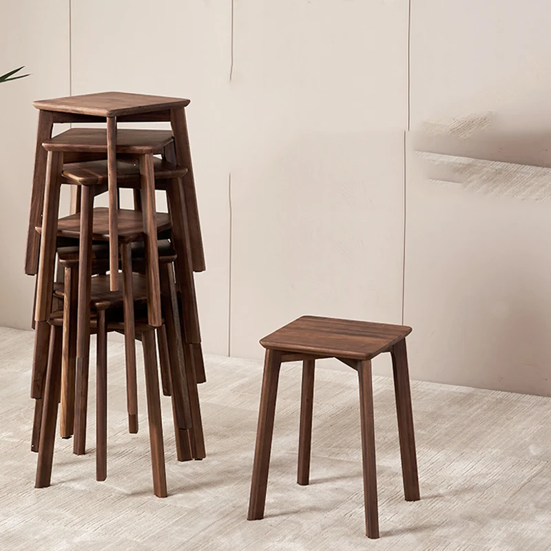 Кухонный табурет для гостиной обеденные стулья экономичный деревянный стул