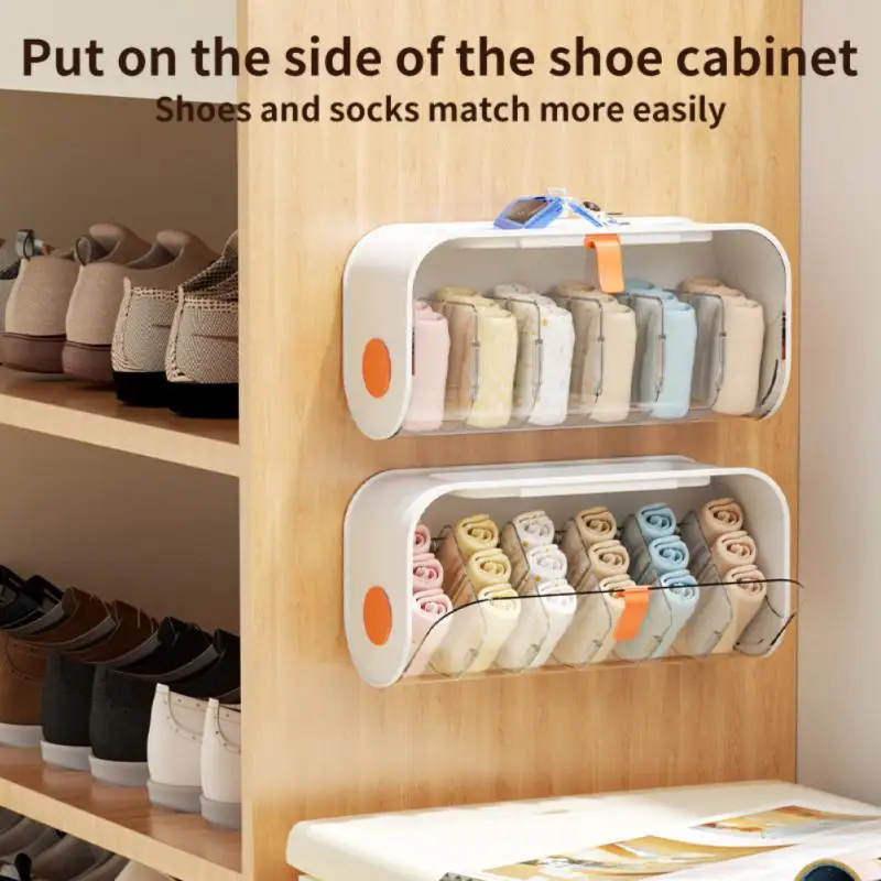 

Household Storage Boxes Socks Underwear Sealing And Dust Prevention Storage Rack Multifunctional Wholesale Storage Box 2023 Hot