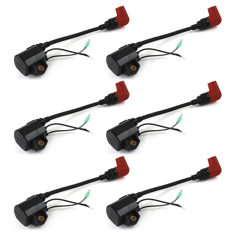 6 шт. подвесная катушка зажигания для двигателя 100HP 115HP 130HP 140HP 150HP 175HP 6R3-85570-01-00