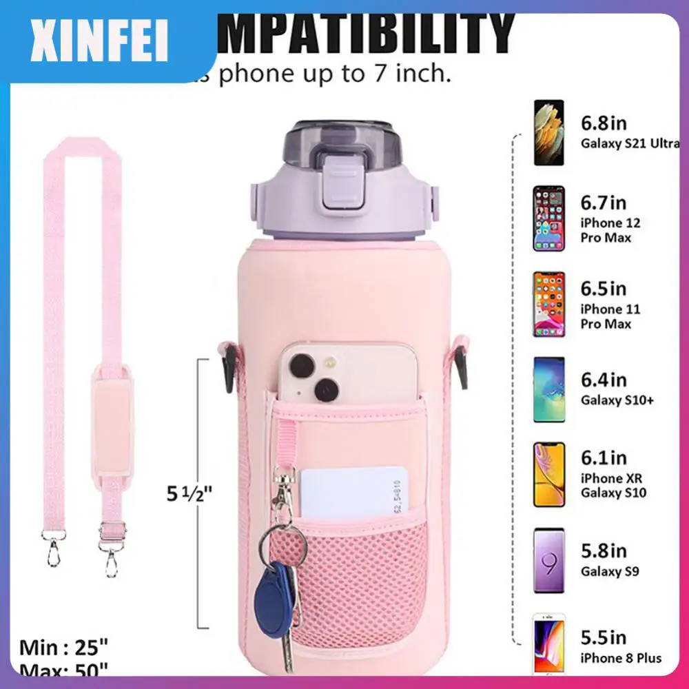 

Motivational For 2l Water Bottles Cup Covers Large Capacity Insulator Sleeve Bag Sport Bottle Is Not Include Tumbler Holder Bag
