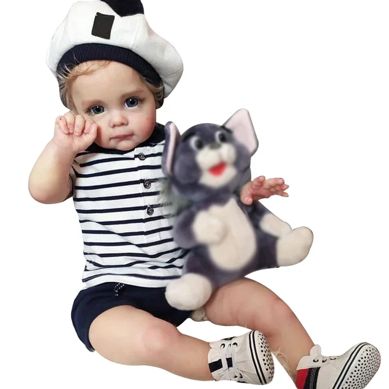 NPK 60 см ручная работа высокое качество Новорожденный малыш Мэгги мальчик