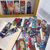 25pcspack bookmarks painting bookmark school supplies stationery book accessories thence collect book for reading studying gift