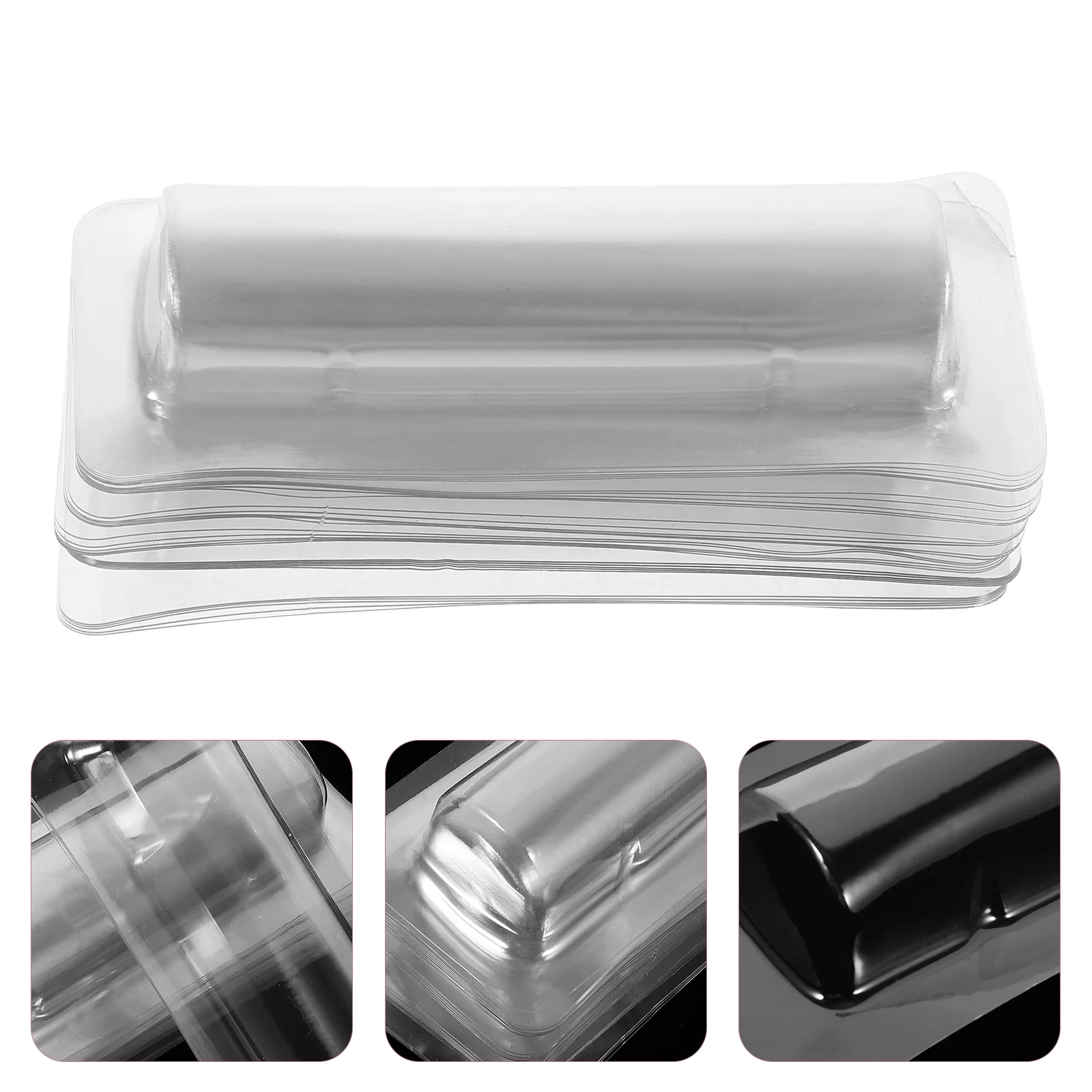 

30 Pcs Clear Container DIY Dome Money Holder Transparent Holders Lip Balm Piggy Bank Cash Pouches Plastic