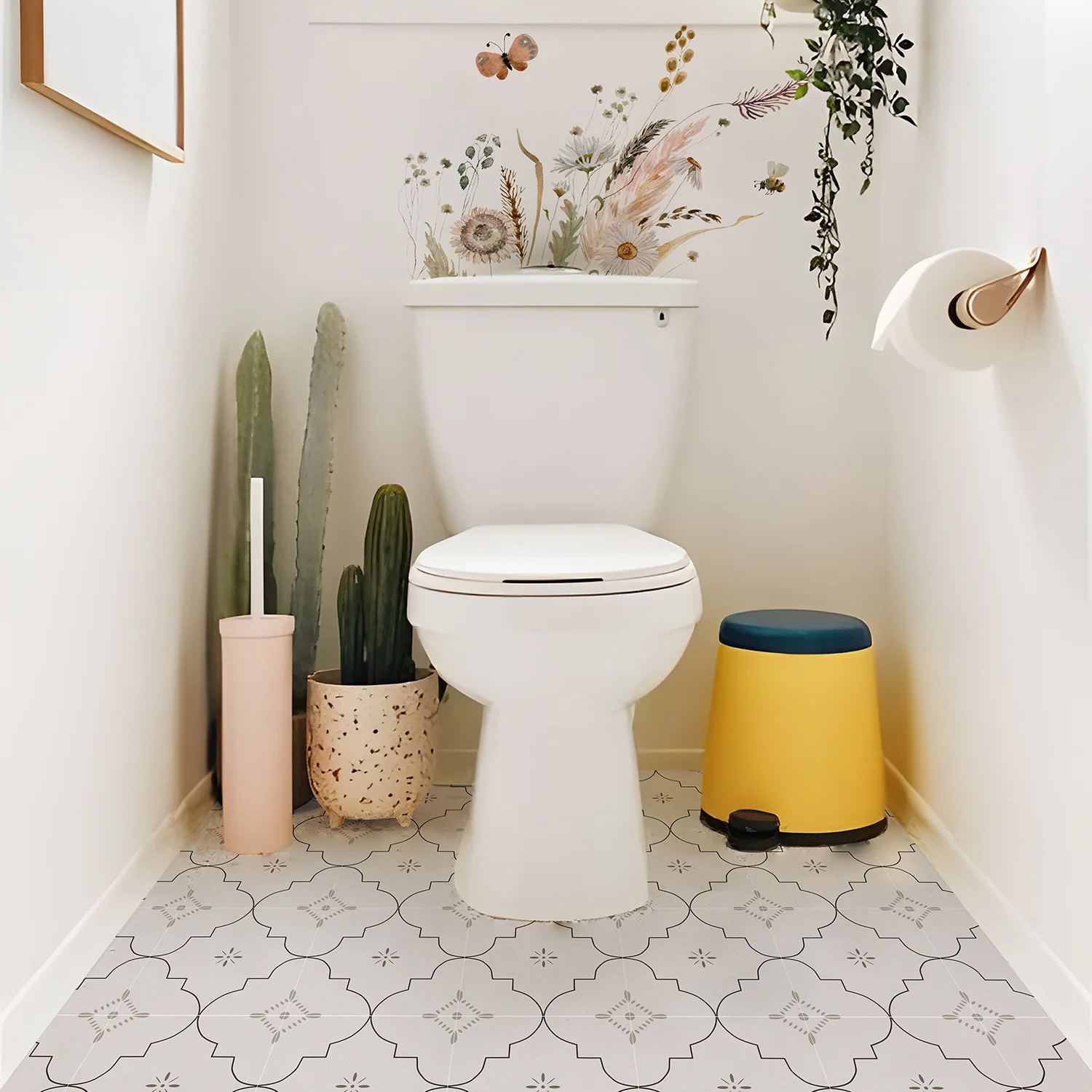 Самоклеящаяся виниловая напольная плитка 6 плитки-30*30 см мозаичный шиферный