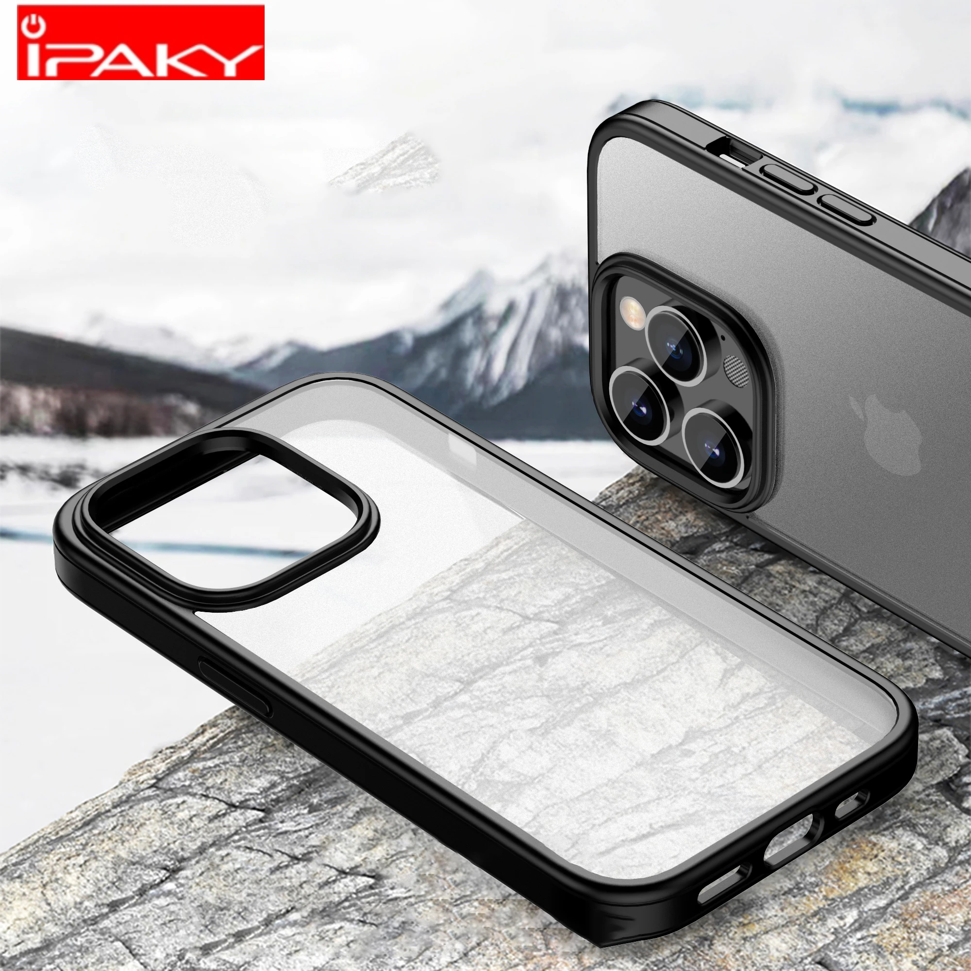 

for iPhone 14 Case IPAKY 14 Pro 14 Plus Case Skin-friendly Frosted Matte Translucent Shockproof Cover for iPhone 14 Pro Max Case