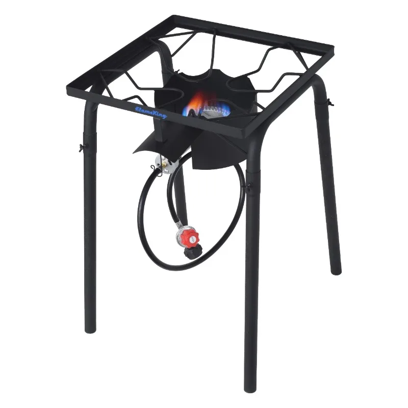 

100,000 BTU LP Gas Outdoor Stove Burner with Regulator Hose