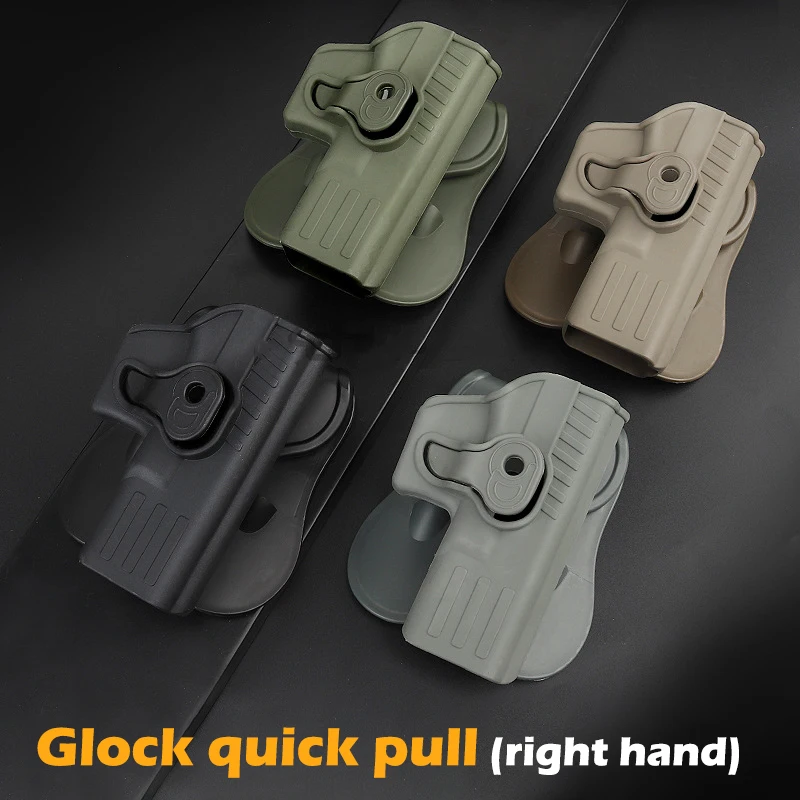 

Right Hand Glock Holster Case Gun Holster Tactical Toy Pistol Holsters Airsoft Hunting Case Film And Television Props