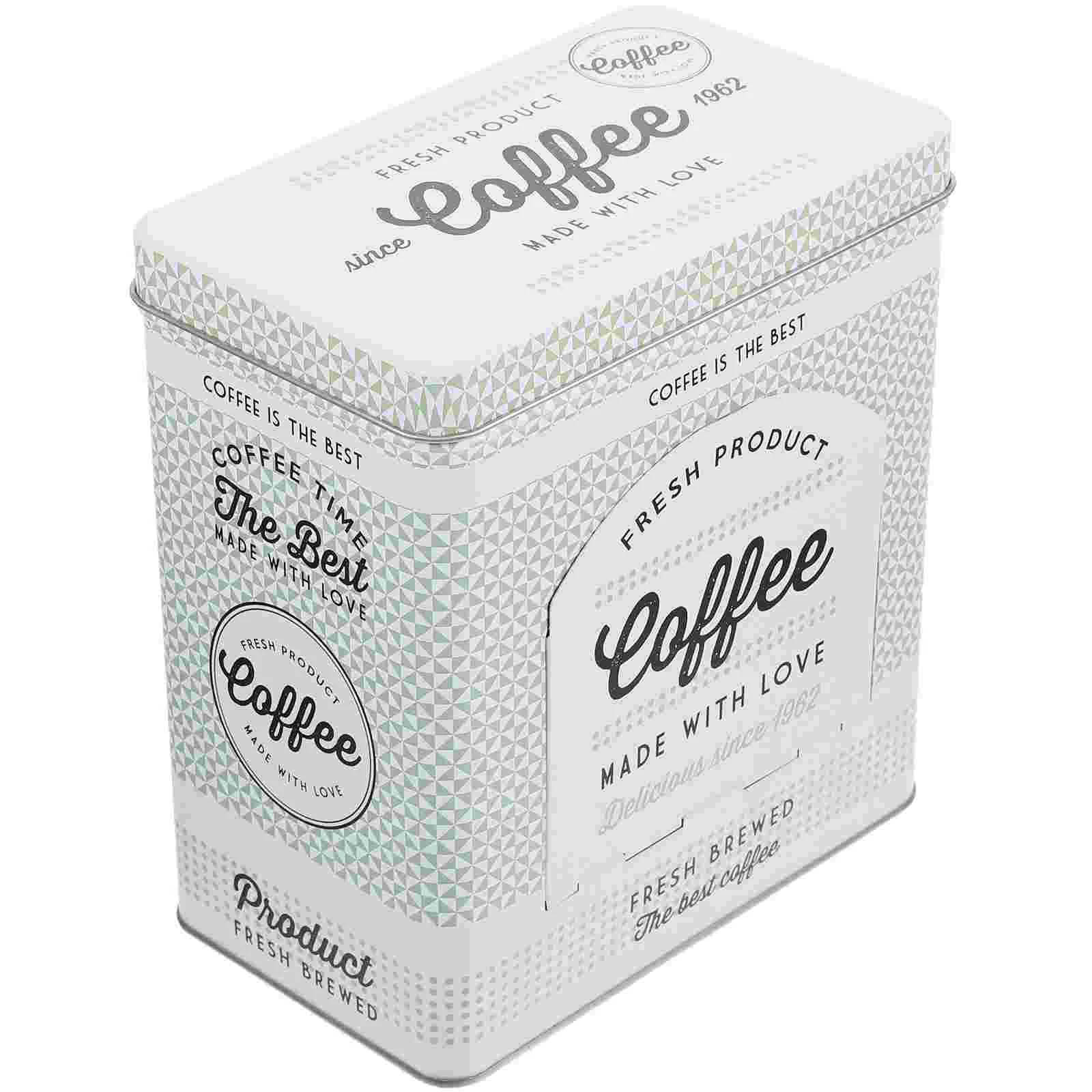 

Biscuit Cookie Barrel Jar Decorative Coffee Bean Jar Dried Fruit Container Tea Coffee Sugar Jar